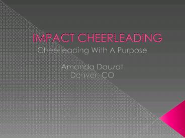 IMPACT CHEERLEADING