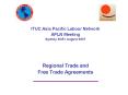 ITUC Asia Pacific Labour Network PowerPoint PPT Presentation