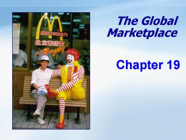 The Global Marketplace