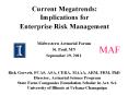 Current Megatrends: Implications for Enterprise Risk Management PowerPoint PPT Presentation
