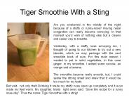Protein Rich Green Smoothies