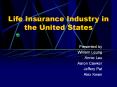 Life Insurance Industry in the United States PowerPoint PPT Presentation