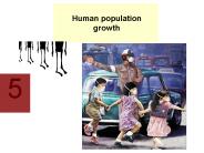 Human population growth