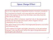 Space Charge Effect