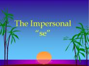 The Impersonal 