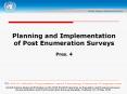 Planning and Implementation of Post Enumeration Surveys Pres. 4 PowerPoint PPT Presentation