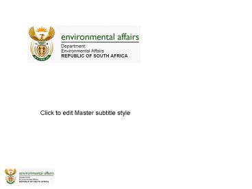 Key Issues for South Africa