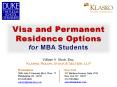 Immigration Options for the Entrepreneur PowerPoint PPT Presentation