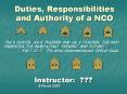 Duties, Responsibilities and Authority of a NCO PowerPoint PPT Presentation