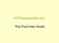 AP European Review PowerPoint PPT Presentation