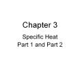 Specific Heat PowerPoint PPT Presentation
