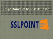 Importance of SSL Certificate