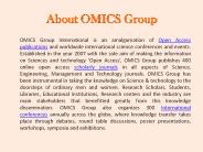 About OMICS Group