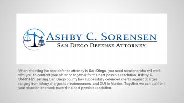 San Diego Theft Lawyer