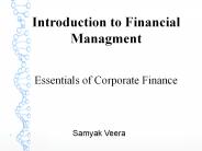 Samyak Veera- Financial Management