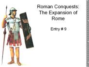 Roman Conquests: The Expansion of Rome