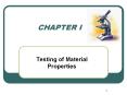 Testing of Material Properties PowerPoint PPT Presentation
