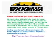 Roof Repairs Augusta GA