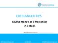 Saving Money as a Freelancer in 5 Steps PowerPoint PPT Presentation