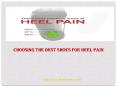 Choosing the Best Shoes for Heel Pain PowerPoint PPT Presentation