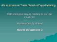 4th International Trade Statistics Expert Meeting PowerPoint PPT Presentation