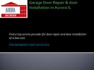 garage door opener repair aurora