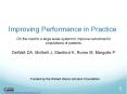 Improving Performance in Practice PowerPoint PPT Presentation