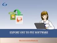 Export OST to PST