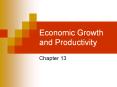 Economic Growth and Productivity PowerPoint PPT Presentation