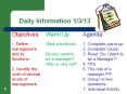 Daily Information 1/3/13 PowerPoint PPT Presentation