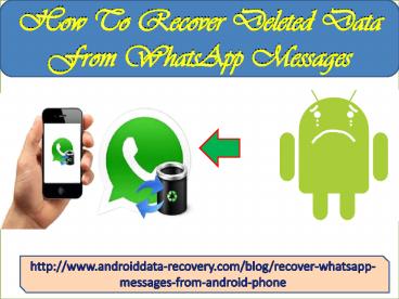 How To Recover Deleted Data From WhatsApp Messages