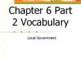 Chapter 6 Part 2 Vocabulary PowerPoint PPT Presentation
