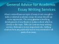 General Advice for Academic Essay Writing Services PowerPoint PPT Presentation