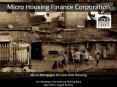 Micro Housing Finance Corporation PowerPoint PPT Presentation
