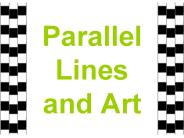 Parallel Lines and Art