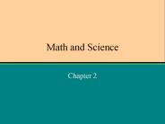 Math and Science