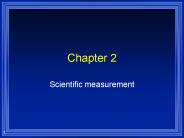 Scientific measurement