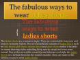 The fabulous ways to wear ladies shorts (1)