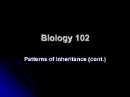 Biology 102