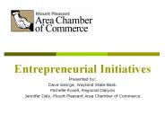 Entrepreneurial Initiatives