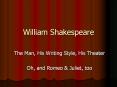 William Shakespeare PowerPoint PPT Presentation