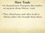 Slave Trade
