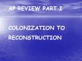 AP REVIEW PART I PowerPoint PPT Presentation
