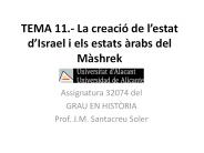 TEMA 11.- La creaci