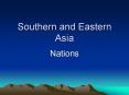 Southern and Eastern Asia PowerPoint PPT Presentation