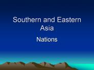 Southern and Eastern Asia