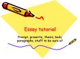 Essay tutorial PowerPoint PPT Presentation