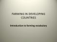 FARMING IN DEVELOPING COUNTRIES PowerPoint PPT Presentation
