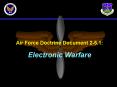 Air Force Doctrine Document 2-5.1: Electronic Warfare PowerPoint PPT Presentation