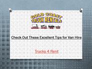 Check Out These Excellent Tips for Van Hire